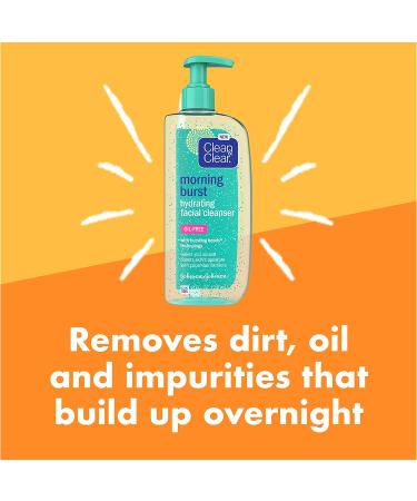 Clean & Clear Morning Burst Hydrating Facial Cleanser with Cucumber & Green Mango - 8 fl. oz - Buy Online on GoSupps.com