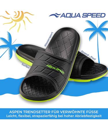 Aqua Speed Aspen Badelatschen & Frottee Handtuch - Unisex Duschsandalen 43 EU | Hochwertige Badeschlappen f r Komfort und Stil - Buy Online on GoSupps.com