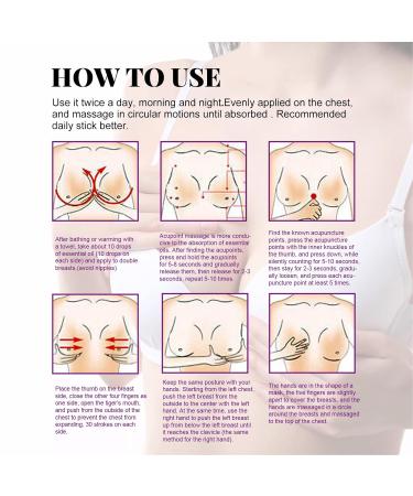 Breast Tightening Serum Oil - Light Fast Absorption & Essential Oil for Women's Daily Use - Buy Online on GoSupps.com