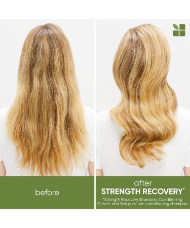 Biolage Strength Recovery Shampoo & Conditioner Set - Reduces Breakage, Vegan, Cruelty-Free | 13.5 Fl Oz - Buy Online on GoSupps.com