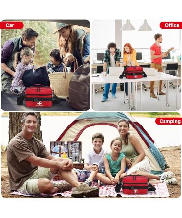 Buy Premium 420 Piece First Aid Kit - Perfect for Home Travel Car Camping & Outdoor Emergencies - Comprehensive Emergency Medical Supplies - Buy Online on GoSupps.com