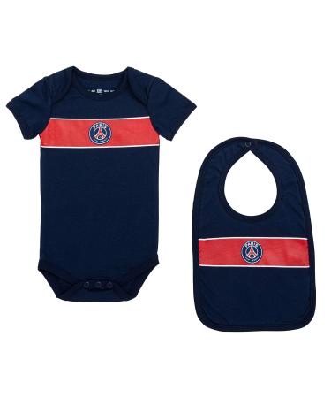 Paris Saint-Germain Set Body + Bib PSG official collection 12 months