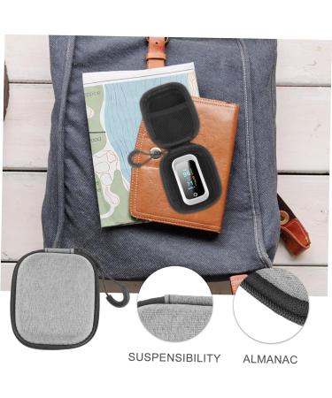 Lurrose Storage Bag for Oximeter & Diabetic Devices - Travel Organizer & Charger Carrier - EVA Case for Test Kits & Monitors - Buy Online on GoSupps.com