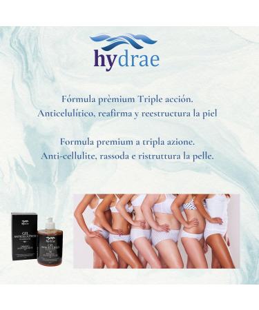 Hydrae - Anti-Cellulite Slimming Gel 500ml - Firming Cream Caffeine and L-Carnitine - Antioxidant Effect - For Women and Men - Stomach and Hips - Buy Online on GoSupps.com