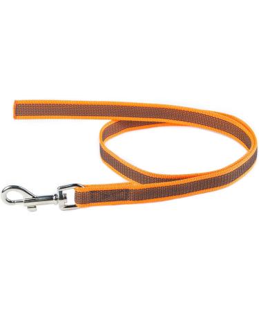 Buy IDC Color & Gray Rubberized Leash - 20mm x 1m (Without Loop) - Orange-Gray | International Shipping Available - Buy Online on GoSupps.com
