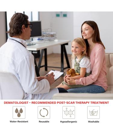 Medical Grade Silicone Scar Tape - 164x1.57 Roll for Scar Removal | C-Section Tummy Tuck Keloid & Surgical Scars | Reusable Silicone Scar Sheets - Buy Online on GoSupps.com