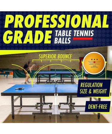 NIBIRU SPORT Ping Pong Paddle Set - Professional Table Tennis Rackets with Balls and Storage Case - Buy Online on GoSupps.com