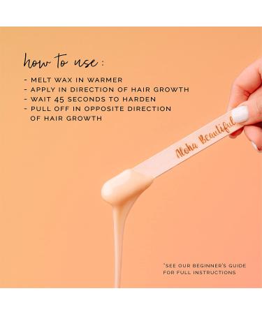 Sensitive Skin Hard Wax Beads for Facial Hair Removal - Gentle Formula for Upper Lips, Sideburns, and Neck - 1lb Refill Pearl Beans - White Bare Faced by Kol - Buy Online on GoSupps.com