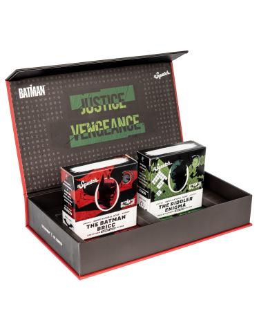 Dr. Squatch Soap The Batman Collection - Men's Natural Bar Soap - 2 Bar Soap Bundle and Collector's Box Batman Soap for Men