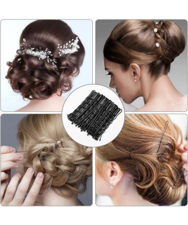 DURAIU 150 Pcs 6cm Bobby Pins for Women Hair Styling - Strong Hair Grips for Hairdressing Salons (Black) - Buy Online on GoSupps.com