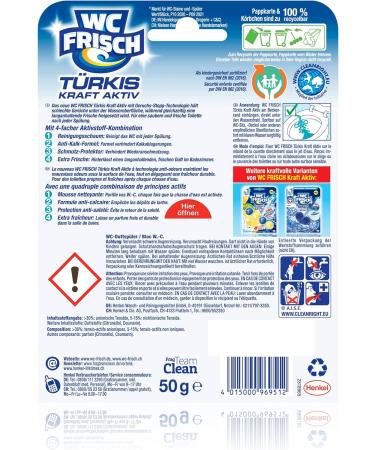 Toilet-Fresh Power Active Turquoise Maker - 10 Pack | Intensive Toilet Cleaner & Fragrance Stones for Freshness - Buy Online on GoSupps.com