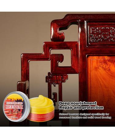 Furniture Wax For Wood - 80g Easy Application Wood Polish Easy To Apply Odorless Wood Wax Enhances The Natural Beauty Of Oak Pine Beech Seals & Protects For Perfect Finish - Buy Online on GoSupps.com