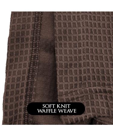 Canyon Rose Waffle Weave Long Spa Wrap - Luxurious Body Wrap in Brown - Buy Online on GoSupps.com