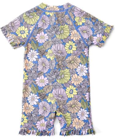 BONVERANO Baby Boys Swimsuit Toddler Bathing Suit UPF 50+ Sun Protection 9-12 Months Flower - Buy Online on GoSupps.com
