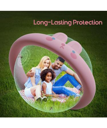 Mosquito Repellent Bracelets for Kids - Reusable Waterproof DEET-Free Wristbands for Toddlers | Natural Bug Insect Repellent Bands (Pink - Buy Online on GoSupps.com