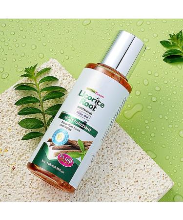  Linsition Organic Licorice for Skin | 3.38 fl oz Licorice Extract Essential Oil for Moisturizing | White Facial Oil with Moisturizing and Whitening Effects - Buy Online on GoSupps.com