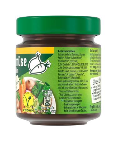 Knorr Vegetable Bouillon 136g - Full Flavor & Natural Ingredients | 6.8L Serving | International Shipping - Buy Online on GoSupps.com