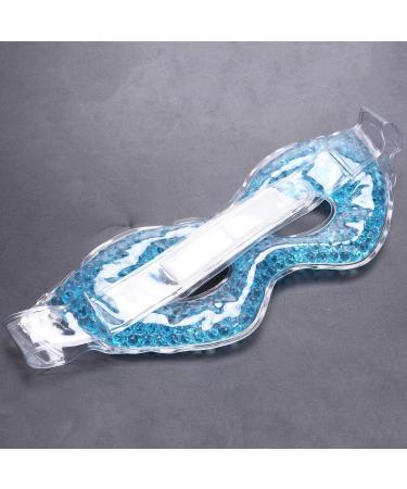 Scalewbin Hot Cold Sleeping Eye Mask Ice Cool Blue Compress Gel Eyeshade Fatigue Relief Eye Care Relaxation Remove Dark Circle Sleeping Eye Mask - Buy Online on GoSupps.com