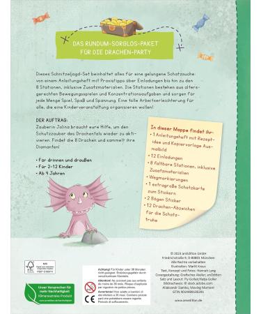 Dragon Scavenger Hunt for Ages 4+ | Complete Party Set for 2-12 Kids | Perfect Indoor & Outdoor Birthday Fun - Buy Online on GoSupps.com