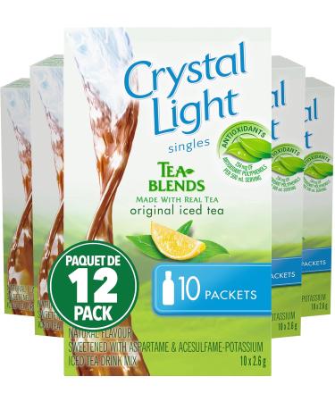 Crystal Light Iced Tea Singles 26g (12 Boxes of 10 Packets) & Pink Lemonade Singles 45g (12 Boxes of 10 Packets) - Buy Online on GoSupps.com