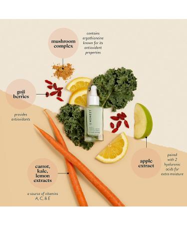 Honest Beauty Daily Green Juice Antioxidant Super Serum - 1 fl oz | Vegan & Cruelty Free - Buy Online on GoSupps.com