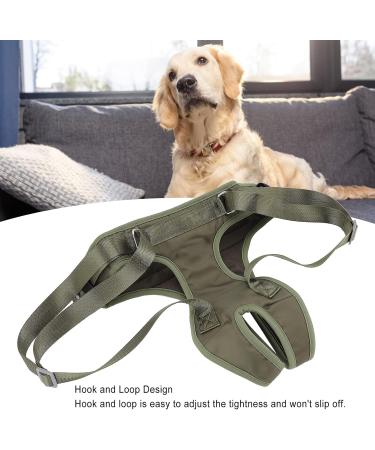 Dog Lift Harness Adjustable Dog Hind Leg Support Sling Hook and Loop Design Dog Lift Support Harness for Disabled Injured Old Dog Military Green(XL) - Buy Online on GoSupps.com