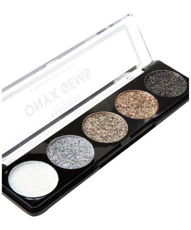 Profusion Cosmetics Onyx Gems Eyeshadow Palette - 5 Shades International Shipping Available - Buy Online on GoSupps.com