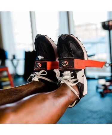 MR1NF1N1TY Red Reverse Squat AB Strap  Perfect for ATG/Mr1nf1n1ty Training Abs and Hip Flexors. Elite Speed  Jumping  and Explosiveness for men and women. (Straps for Cable Machines) Knee Protection  Leg Strength  and Deep Core. - Buy Online on GoSupps.com