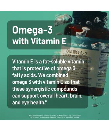 NatureWise Extra-Strength Omega 3 Fish Oil Supplement - 1000mg per Serving - 600 EPA & 400 DHA and Vitamin E - Support for Heart & Brain Health - Lemon Flavor GMO-Free - 60 Softgels 1-Month Supply 60 Count (Pack of 1) Ome  - Buy Online on GoSupps.com