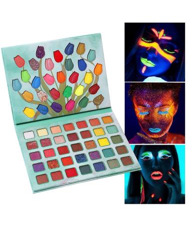 CHARMCODE 65 Colors Eyeshadow Makeup Palette - Neon Shimmer Matte Glitter Eye Shadow Powder Gift Set - Buy Online on GoSupps.com