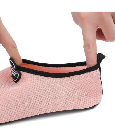 Ruomu Fast Drying Bathing Shoes for Women & Men | Slipproof Aqua Shoes | Lightweight Beach & Surf Footwear | Size 38 EU - Pink - Buy Online on GoSupps.com