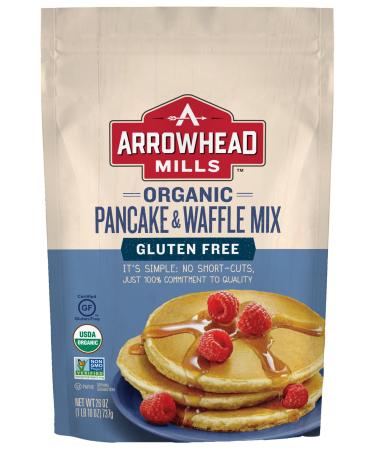 Arrowhead Mills Organic Pancake & Waffle Mix Gluten Free 1.6 lbs (737 g)