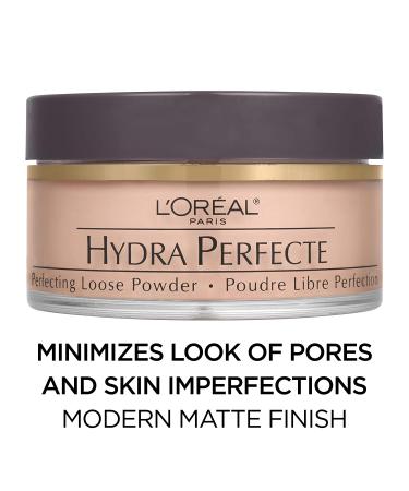 L'Oreal Paris Hydra Perfecte Loose Face Powder 0.5 fl oz - Minimizes Pores, Sets Makeup, Long-lasting & Lightweight - Infused with Moisturizers for Nourished Skin - Buy Online on GoSupps.com
