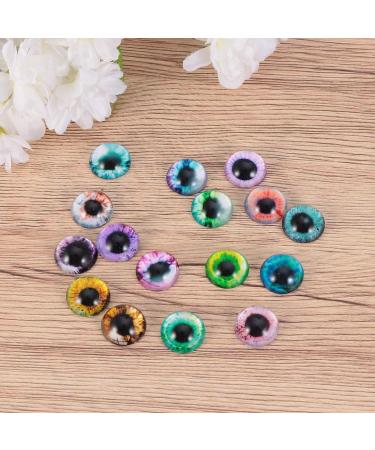 Buy MILISTEN 50pcs Glass Eye Cabochon - 20mm Mixed Pattern Flat Back for Jewelry Making & DIY Accessories - Buy Online on GoSupps.com