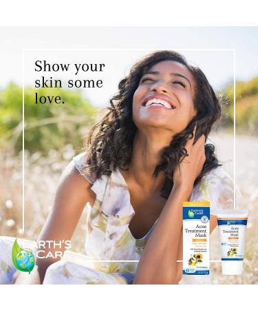 Earth's Care Acne Treatment Beauty Mask - 2.5 oz (71 g) for Clearer Skin - Buy Online on GoSupps.com