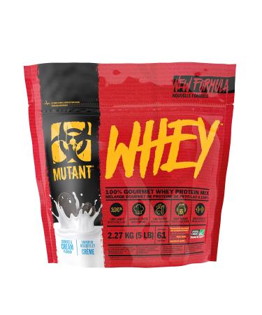 Mutant Whey | Muscle building whey protein powder enriched with enzymes - cookies and cream flavor -2.27 kg