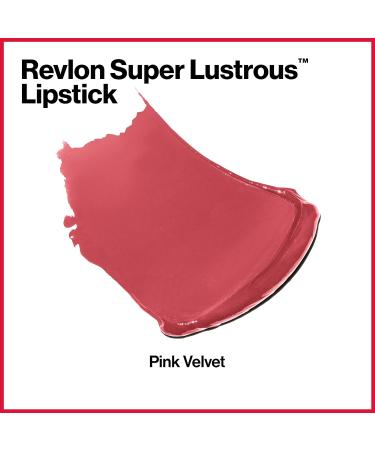 Revlon Super Lustrous Pink Velvet Lipstick 0.15 oz (Pack of 2) - Vitamin E & Avocado Oil Cream Formula - Buy Online on GoSupps.com