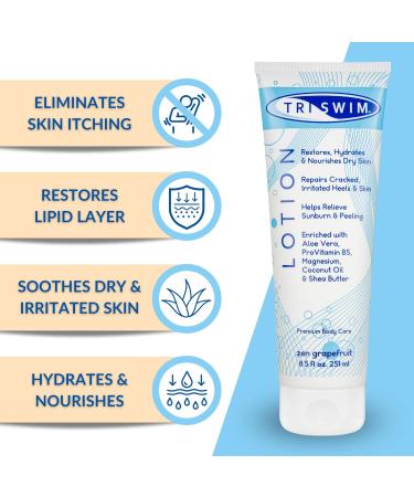  TRISWIM TRISWIM Anti-Chlorine Body Care Set for Swimmers After-Swim Body Wash and Lotion Swimmer's Shower Gel and Body Moisturizer for Dry Skin - 2 x 251 ml - Buy Online on GoSupps.com