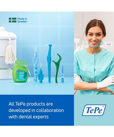 TePe Dental Band Wide - Waxed & Embossed for Effortless Oral Hygiene | 40m Pack - Shop Internationally - Buy Online on GoSupps.com