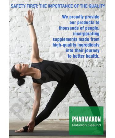 PHARMAKON Organic Blue Spirulina Phycocyanin | Prebiotic Bioactive Superfood | Solvent-Free Extraction (90 Count) 90 Count (Pack of 1) - Buy Online on GoSupps.com