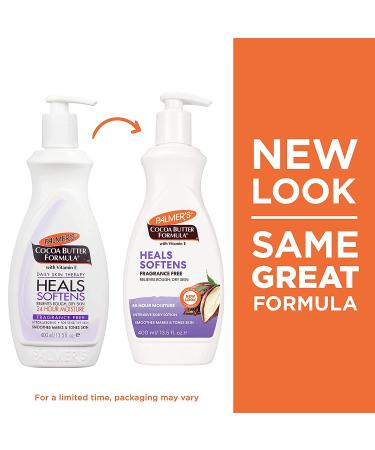 Palmer's Cocoa Butter Formula Fragrance-Free Lotion 13.5 Fl Oz - 3 Pack Best Price - Buy Online on GoSupps.com