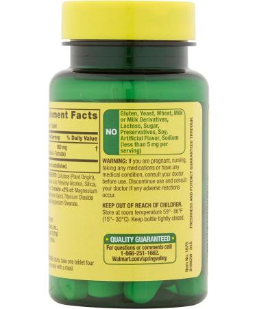 Spring Valley L-Carnitine Dietary Supplement 500mg - 30 Tablets - Buy Online on GoSupps.com