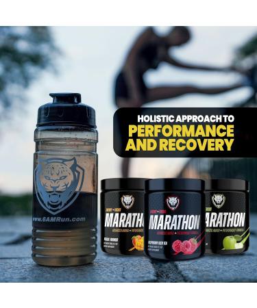 6AM Run Marathon | Running Supplements for Endurance & Stamina | Amino Energy with BCAAs for a Clean Pre Running Fuel | No Jitters | Marathon Essentials | Raspberry Iced Tea | 40 Servings Raspberry Iced Tea 12.6 Ounce (Pack  - Buy Online on GoSupps.com