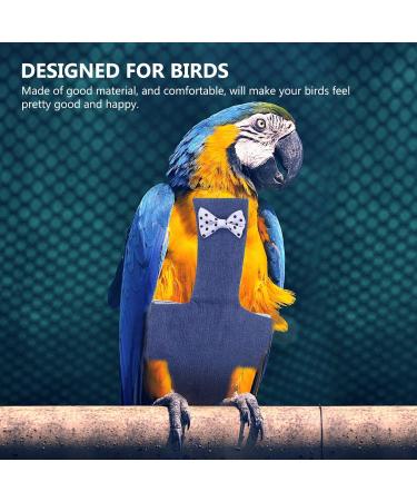 Mipcase Parrot Flying Suit with Leash - Bird Cosplay Accessories & Diaper for Home Birds - Windle Clothing for Parrots - Buy Online on GoSupps.com