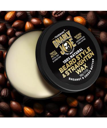 Gnarly Joe Beard Styling Wax for Men - 50g, 60ml Triple-Action Balm (Pack of 1) - Buy Online on GoSupps.com