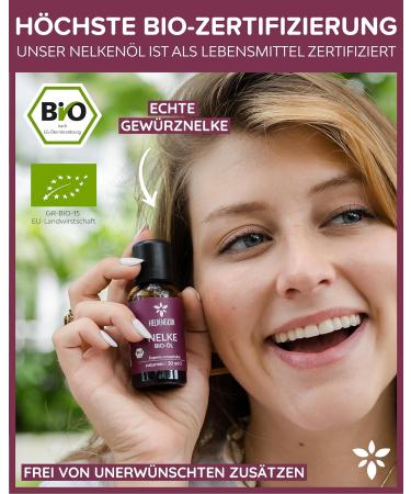 Buy Heldengr n Bio Nelken l - 100% Natural Clove Oil for Toothache Relief & Fragrance - 3 x 30 ml (2 Pack) - Best Essential Oil for Clove Aroma - Buy Online on GoSupps.com