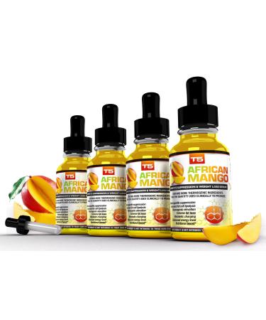 x4 T5 African Mango Serum: Powerful T5 Fat Burners & African Mango Blend for Weight Loss / Slimming / Fat Burning (4 Month Supply) by Biogen Health Science