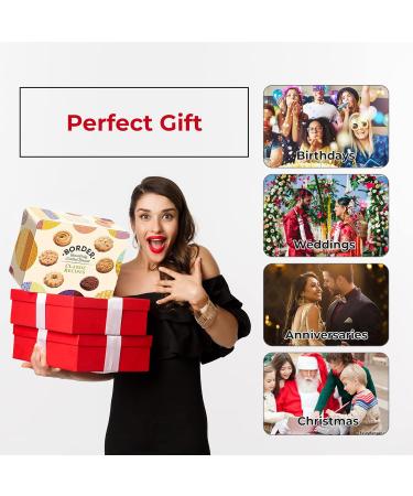 Border Biscuits Mini Pack | Individually Wrapped Delicious Crunch Cookies Assortment of Butterscotch Viennese Whirls Golden Oat Crumble Chocolate Biscuits - 48 Pack Luxury Gift Box by DIRECT MART - Buy Online on GoSupps.com