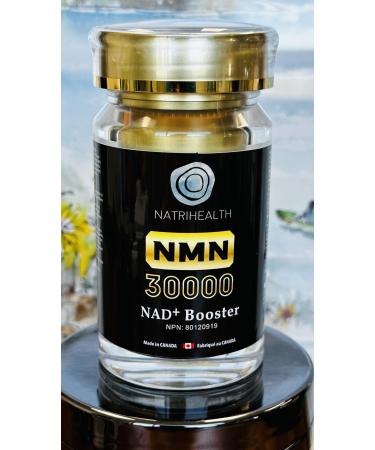 Natrihealth NMN 500mg NAD+ Booster Nicotinamide Mononucleotide Supplement 99% Purity 60 Veggie capsules