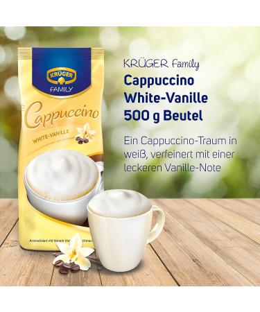 KR GER Family Cappuccino White 500g - Premium Instant Coffee | Buy Online for International Shipping - Buy Online on GoSupps.com